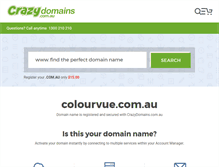 Tablet Screenshot of colourvue.com.au